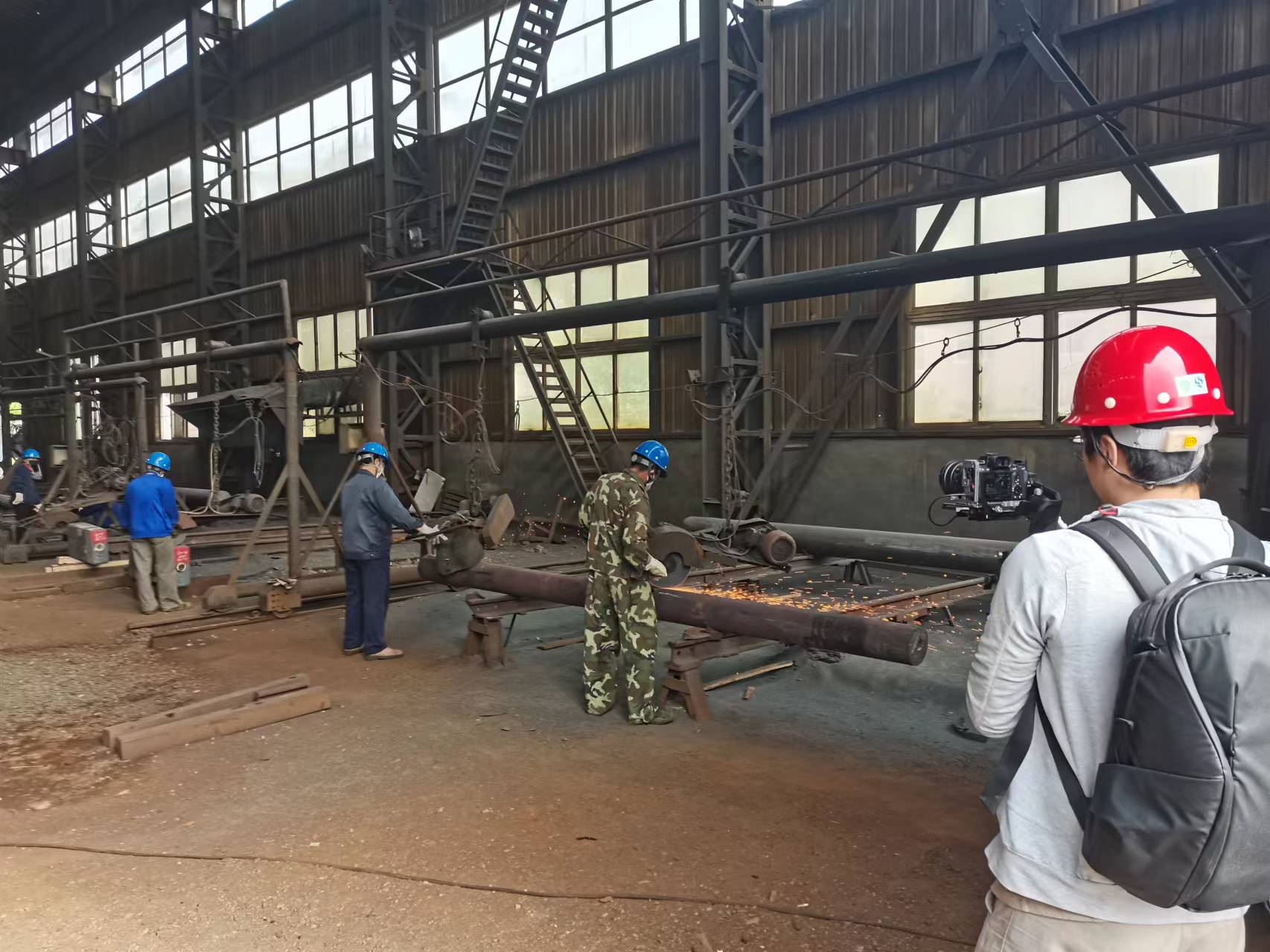 新媒體部為“”森拓&鑫大海外建站推廣項(xiàng)目“”拍攝素材一日行